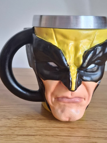 Caneca Wolverine 3D X-Man Super Herói Marvel-Xman-