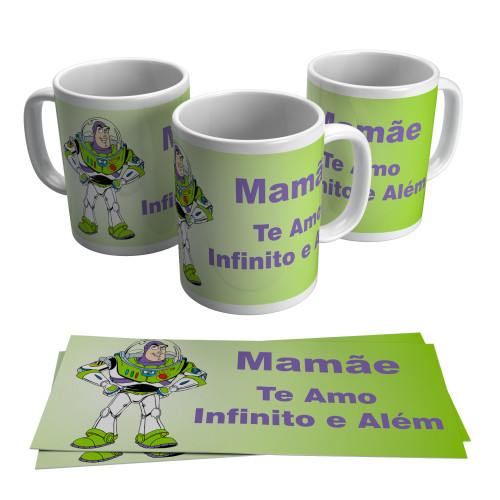 Caneca de Porcelana Estampada – Homenagem Dia das Mães-Mãe-