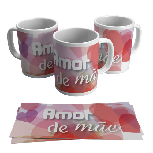 Caneca de Porcelana Personalizada Dia das Mães – Presente Especial Mãe # - Produto Original