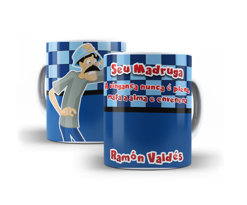 Caneca de Porcelana Personalizada Turma do Chaves – Presente Criativo Seu Madruga-Série Tv-