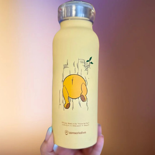 Caneca E Copo Garrafa Térmica Ursinho Pooh Bubble - Disney Ursinho Pooh - #