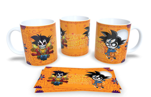 Caneca e Copo aneca Dia dos Mortos Caveira Mexicana – Presente Criativo e Decorativo-Dia Dos Mortos-