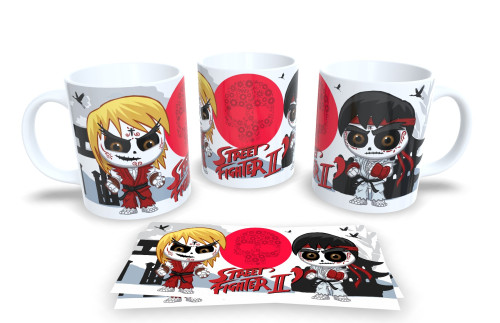 Caneca e Copo aneca Dia dos Mortos Caveira Mexicana – Presente Criativo e Decorativo-Dia Dos Mortos-