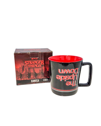 Caneca logo 400ml -Stranger Things Zona Criativa # - Produto Original