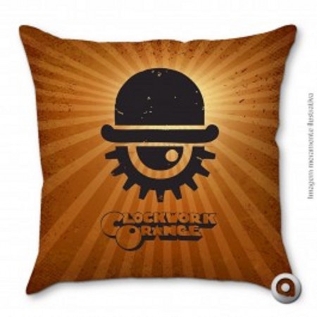 Capa De Almofada Haus For Fun Cmyk Clockwork Orange 40x40-Laranja Mecânica-