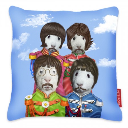 Capa De Almofada Pets Rock Beatles-Takkoda-