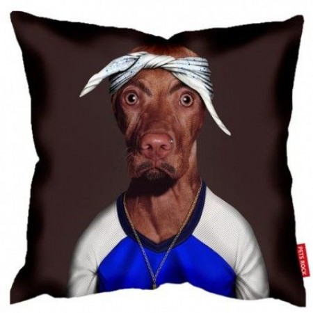 Capa De Almofada Pets Rock Rap-Takkoda-