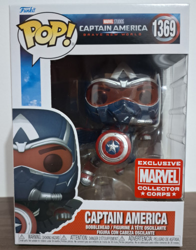 Funko Pop Capitão América - Collector Corp Captain América #1369 - Produto Original