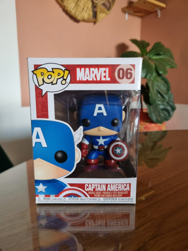 Funko Pop Captain America - Capitão América-Marvel-06