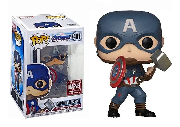 Funko Pop Captain America-Marvel Avengers Endgame-481
