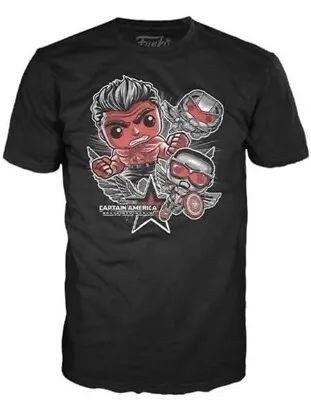 Camisa Colecionavel Funko Pop! Tee Original Marvel RED HULK/Captain America Tamanho M  Lacrada Marvel # - Produto Original