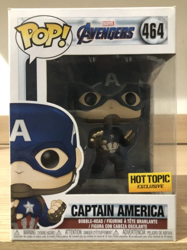 Funko Pop Captain America Ultimato Hot Topic Exclusive - Marvel Avengers Endgame  #464