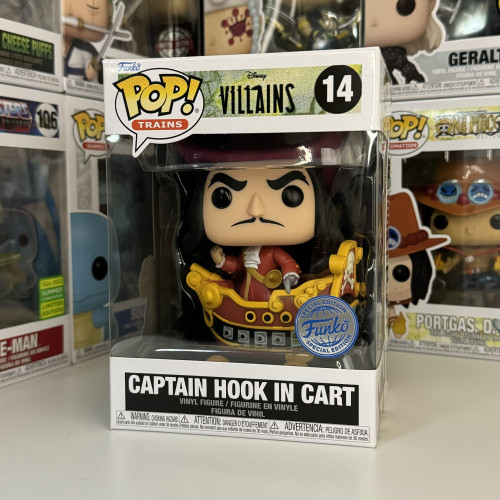 Funko Pop Captain Hook in Cart SE - Disney Villains - #14