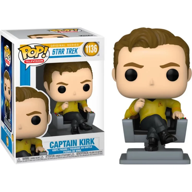 Funko Pop Captain Kirk-Star Trek-1136