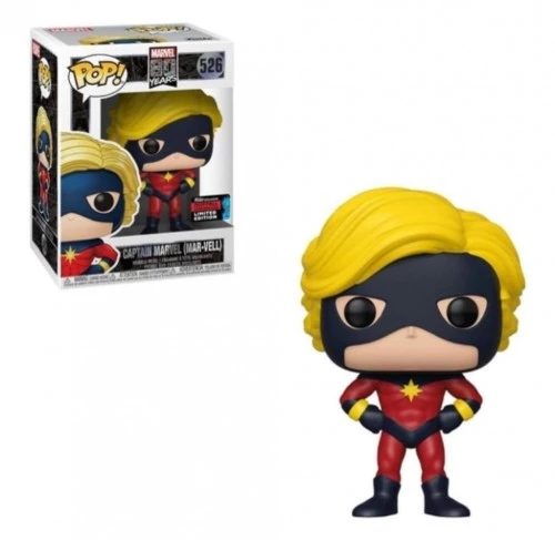 Funko Pop Captain Marvel (mar-vell) - Exclusive Limited Edition - 2019 Fall Convention - Marvel 80 Years  #526