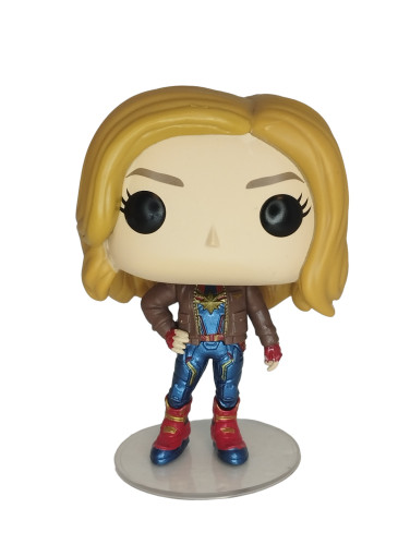 Funko Pop Captain Marvel (Jacket) [com detalhes]-Marvel-435