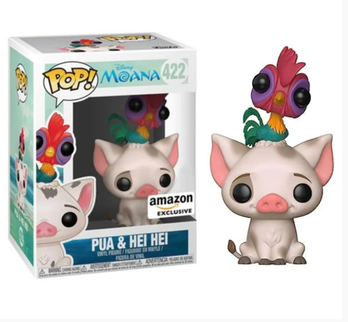 Funko pop! Pua & Hei Hei Moana #422 - Produto Original