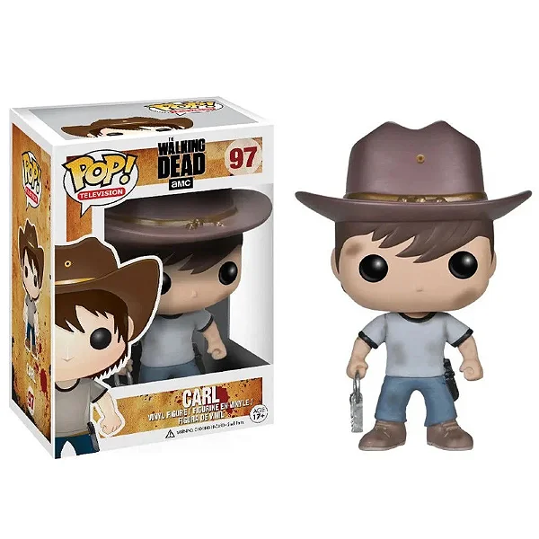 Funko Pop Carl The Walking Dead #97 - Produto Original