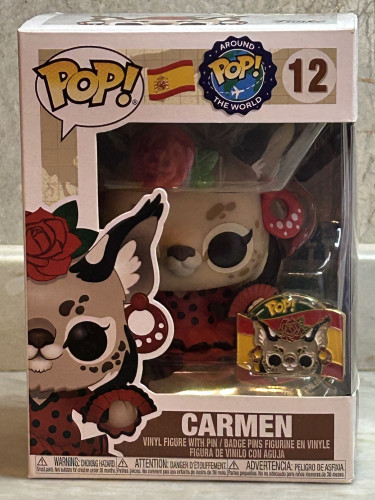 Funko Pop Carmen - Espanha --Around The World-12