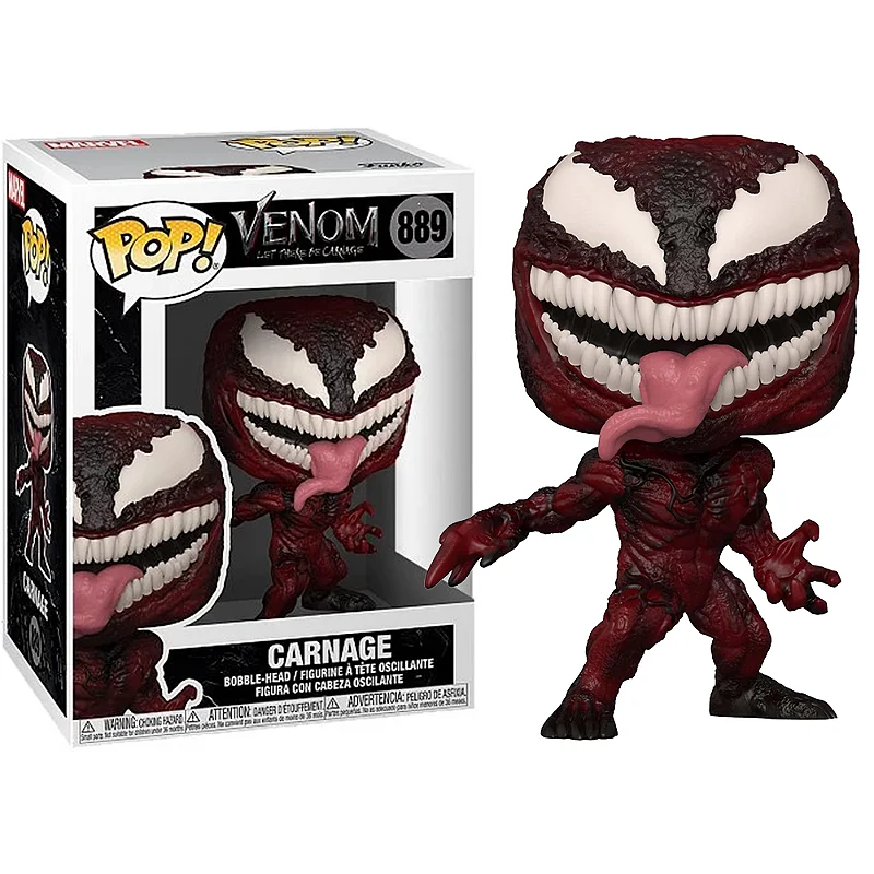 Funko Pop Carnage Marvel Venom: Let There Be Carnage #889 - Produto Original