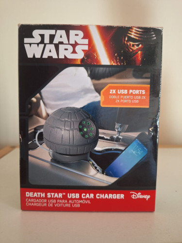 Carregador Usb Para Carro Estrela Da Morte  - Star Wars Star Wars # - Produto Original