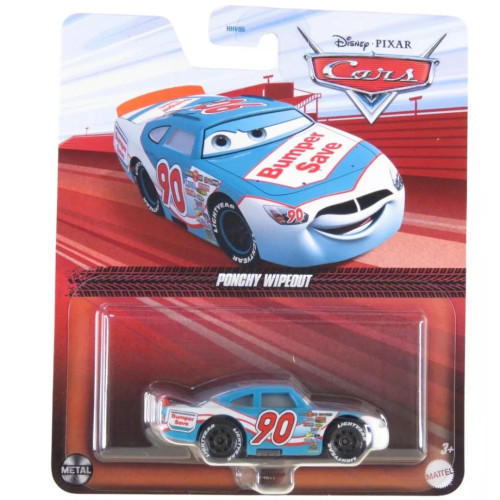 Action Figures Carrinho Miniatura Disney Pixar Ponchy Wipeout - GKB38-Disney Cars-