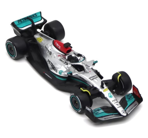 Carrinho Miniatura Fórmula 1 F1 W13 Mercedes 1:43 Hamilton 44 Luxury Grey Color-Fórmula 1-
