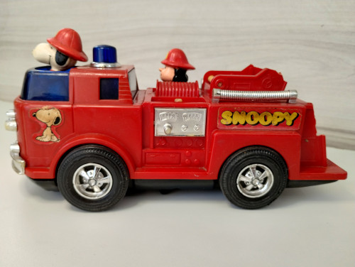Action Figures Carro de Bombeiros Snoopy - Snoopy - #