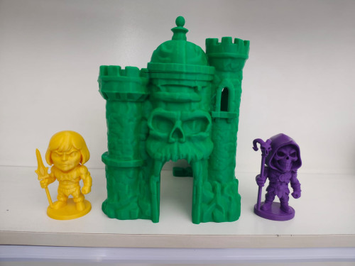 Castelo de Greyskull + He Man & Esqueleto (estilo playset) Masters Of The Universe # - Produto Original