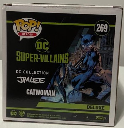 Funko Pop Catwoman Deluxe - Exclusivo Gamestop - DC Super Villains Deluxe - #269
