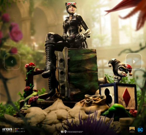 Catwoman Gotham City Sirens Deluxe Iron Studios Mulher gato Dc Comics # - Produto Original