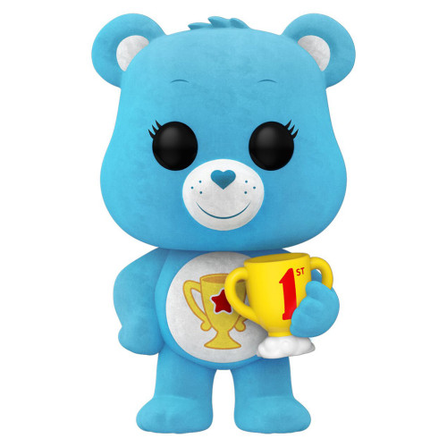 Funko Pop Champ Bear (flocked Chase) - Care Bears 40th - #1203