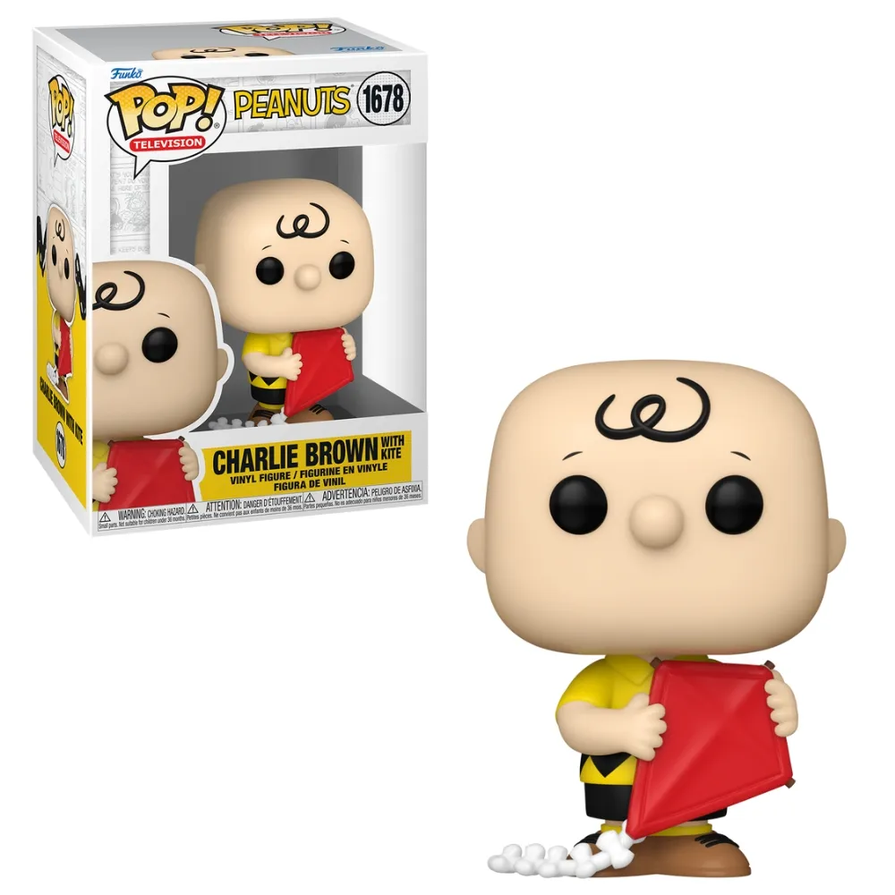 Funko Pop Charlie Brown With Kite - Snoopy Peanuts - #1678