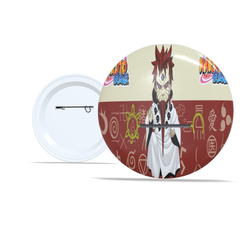 Chaveiro 🌀 Kit Com 5 Botton 5,8cm Personalizado Naruto Anime Ninja Presente Criativo Geek Otaku-Botton-