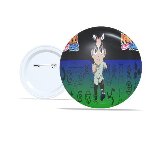 Chaveiro 🌀 Kit Com 5 Botton 5,8cm Personalizado Naruto Anime Ninja Presente Criativo Geek Otaku - Botton - #