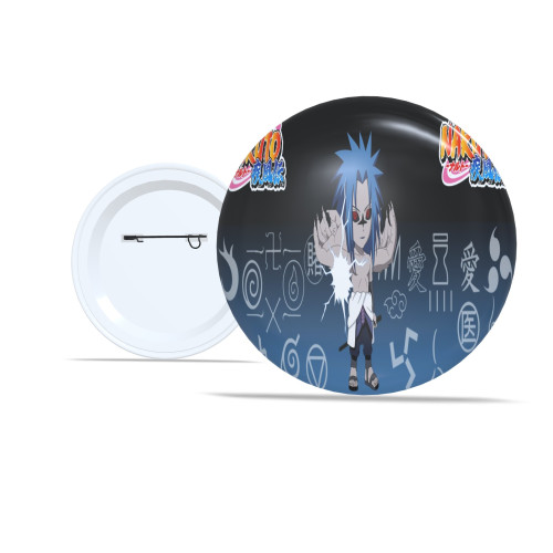 Chaveiro 🌀 Kit Com 5 Botton 5,8cm Personalizado Naruto Anime Ninja Presente Criativo Geek Otaku - Botton - #
