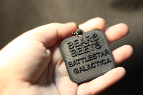 Chaveiro Bears Beets Battlestar Galactica - The Office - #
