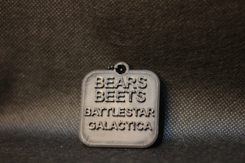 Chaveiro Bears Beets Battlestar Galactica - The Office - #