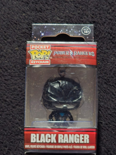 Chaveiro Black Ranger-Power Rangers-