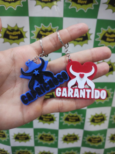 Chaveiro Boi Bumbá Caprichoso e Garantido - NerdDog Store - Parintins Festival Folclórico Cultura Nenhuma # - Produto Original