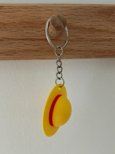 Chaveiro Chapéu de Palha One Piece # - Produto Original