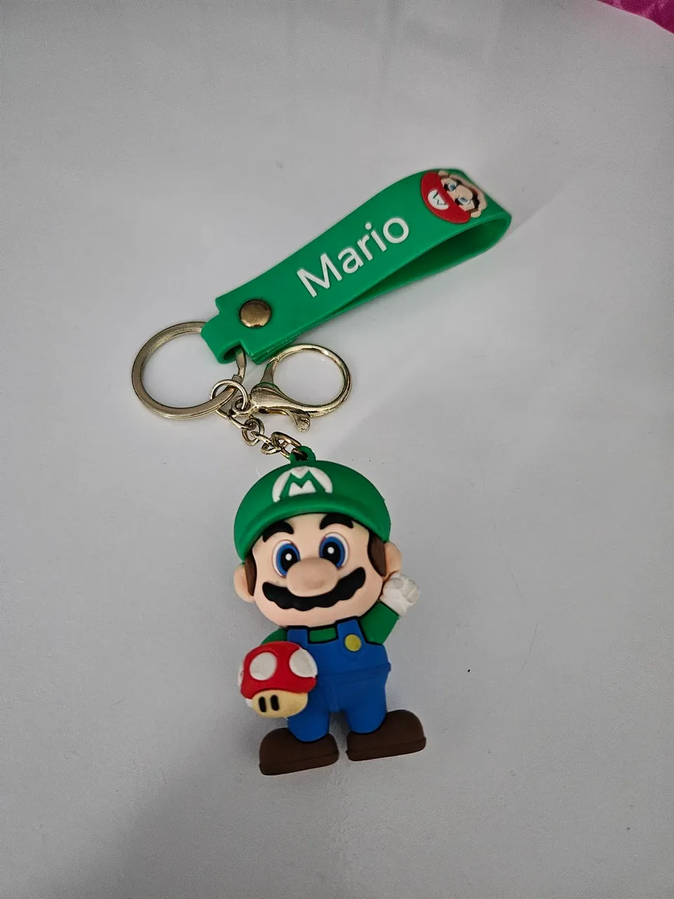 Chaveiro De Borracha  - Luigui Do Super Mario-CHAVEIRO-