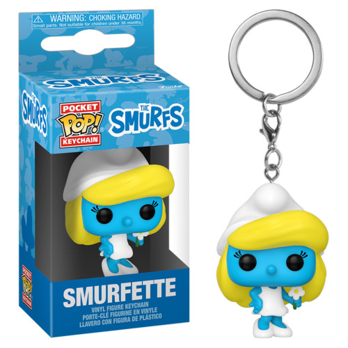 Chaveiro Funko Pop Keychain The Smurfs - Smurfette Os Smurfs # - Produto Original