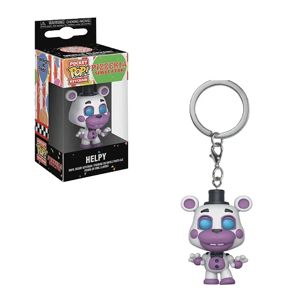 Chaveiro Helpy - Pocket Pop! Funko Five Nights At Freddy's # - Produto Original