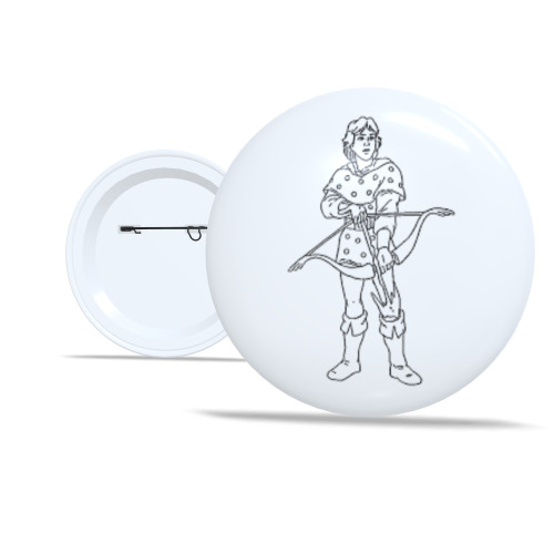 Chaveiro Kit Com 5 Botton 5,8cm Personalizado Caverna do Dragão Coleção Nostalgia Anos 80-Botton-