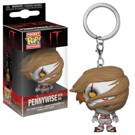 Chaveiro Pennywise Wig - Pocket Pop! Funko-IT A Coisa-