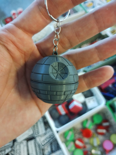 Chaveiro Rotatório DeathStar - NerdDog Store - Star wars Darth Vader Skywalker Yoda Nenhuma # - Produto Original