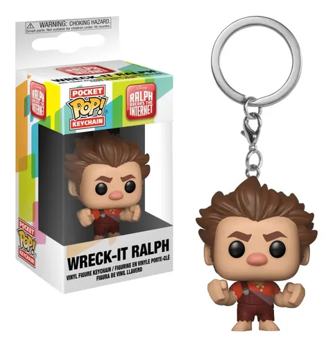 Chaveiro Wreck-It Ralph - Pocket Pop! Funko WiFi Ralph - Quebrando A Internet # - Produto Original