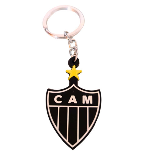 Chaveiro Borracha Oficial Licenciado Atlético-mg Futebol # - Produto Original