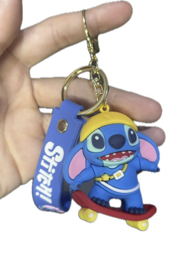 Chaveiro de Borracha Stitch-Stitch-